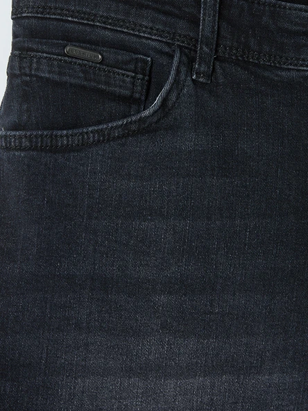 LCW Jeans Antrasit Regular Fit Erkek Jean Şort - Resim 7