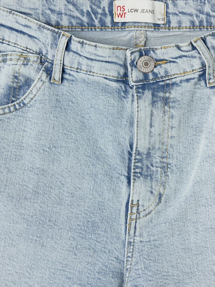 LCW Jeans İndigo Regular Fit Erkek Jean Şort - Resim 6