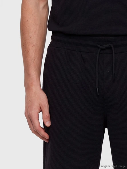 LCW Vision Siyah Regular Fit Erkek Şort - Resim 3