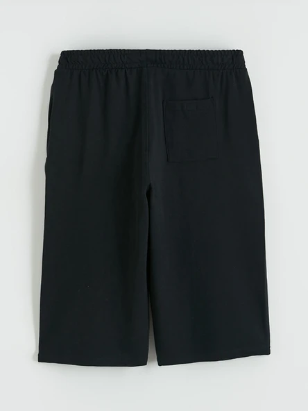 LCWAIKIKI Classic Siyah Regular Fit Erkek Şort - Resim 7