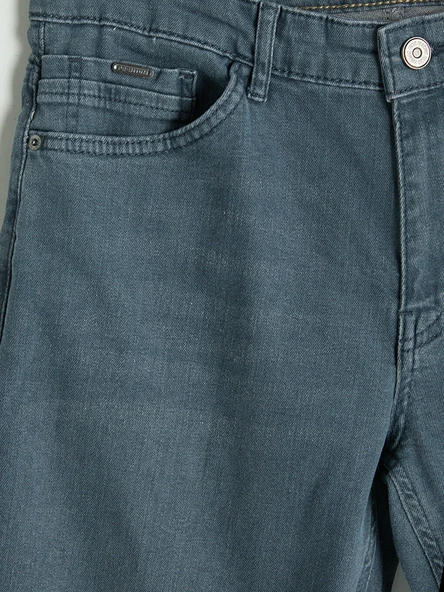 LCW Jeans Gri Regular Fit Erkek Jean Şort - Resim 7