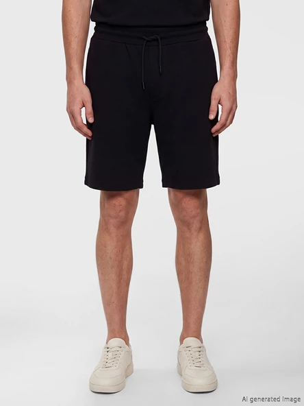 LCW Vision Siyah Regular Fit Erkek Şort - Resim 2