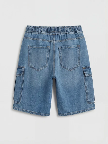 LCW Jeans İndigo Regular Fit Erkek Jean Şort - Resim 6