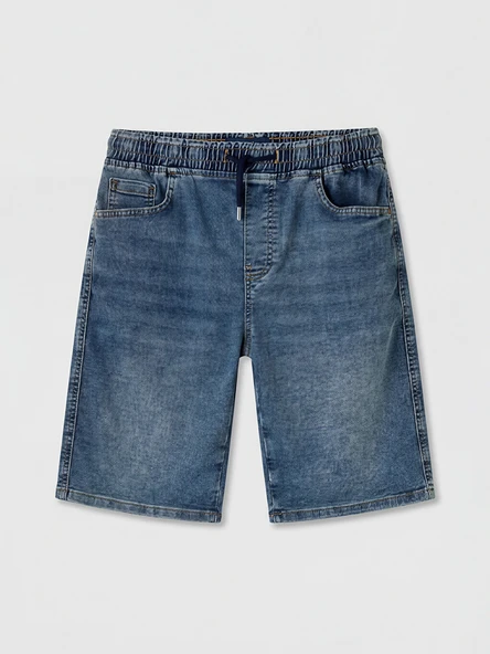 LCW Jeans İndigo Regular Fit Erkek Jean Şort - Resim 7