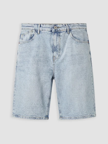 LCW Jeans İndigo Regular Fit Erkek Jean Şort - Resim 4