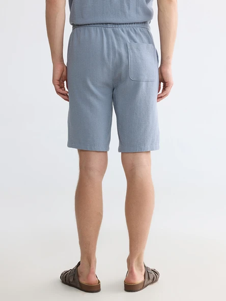 LCW Vision İndigo Regular Fit Erkek Şort - Resim 4