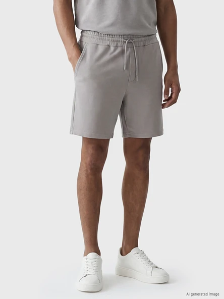 LCW Vision Gri Regular Fit Erkek Şort - Resim 2