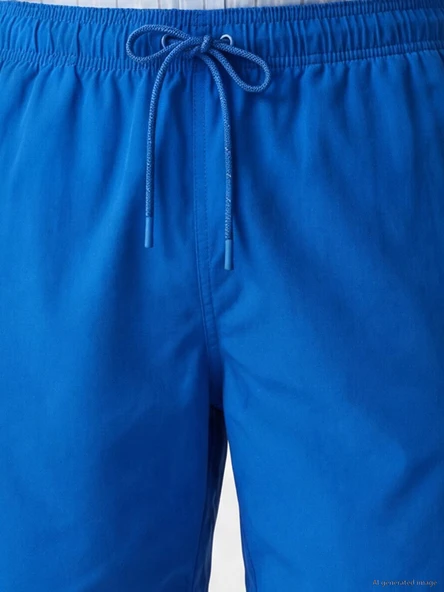 LCW SWIMWEAR Mavi Kısa Boy Basic Erkek Deniz Şortu - Resim 3