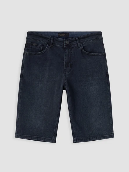 LCW Jeans İndigo Regular Fit Erkek Jean Şort - Resim 5