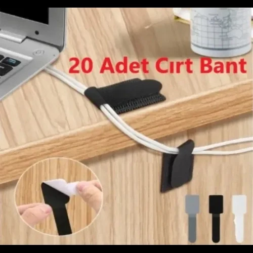 HERŞEYTREND 20 Adet Kendinden Yapışkanlı Cırt Cırtlı Bant ürün görseli 1