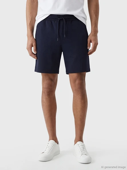 LCW Vision Lacivert Regular Fit Erkek Şort - Resim 2