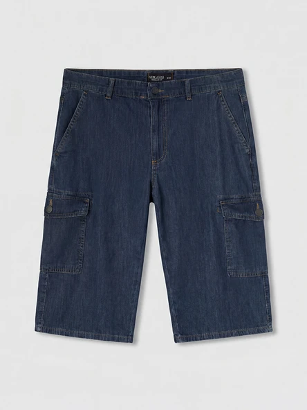 LCW Jeans İndigo Regular Fit Erkek Jean Şort - Resim 7