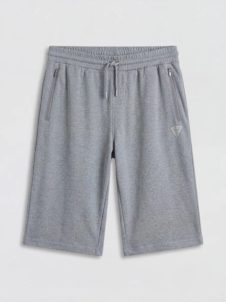LCWAIKIKI Classic Gri Regular Fit Erkek Şort - Resim 5