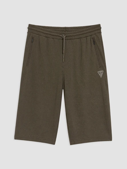 LCWAIKIKI Classic Haki Regular Fit Erkek Şort - Resim 5