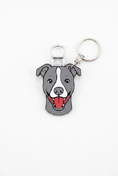 Pitbull Figürlü Açacaklı Anahtarlık ürün görseli 1