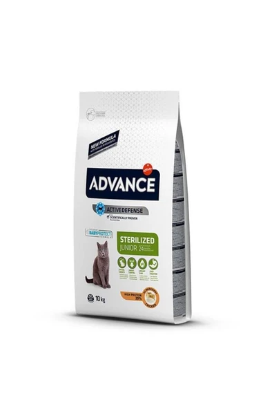 Advance Advance Young Sterilised Tavuklu Kısırlaştırılmış Yavru Kedi Maması 10 Kg ürün görseli 1