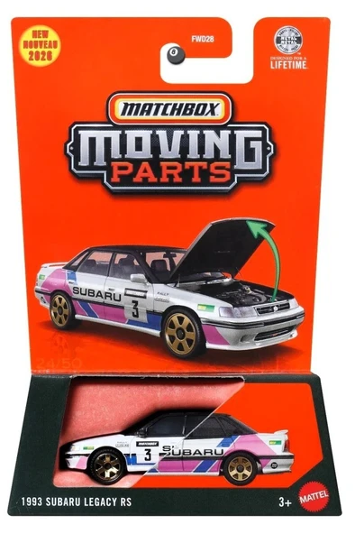 Matchbox 2026 1:64 Arabalar 1993 SUBARU LEGACY RS JHV33 ürün görseli 1