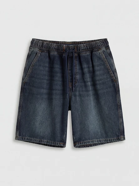 LCW Jeans İndigo Rahat Kalıp Erkek Jean Şort ürün görseli 1
