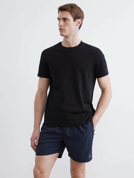LCW SWIMWEAR İndigo Kısa Boy Erkek Deniz Şortu ürün görseli 1