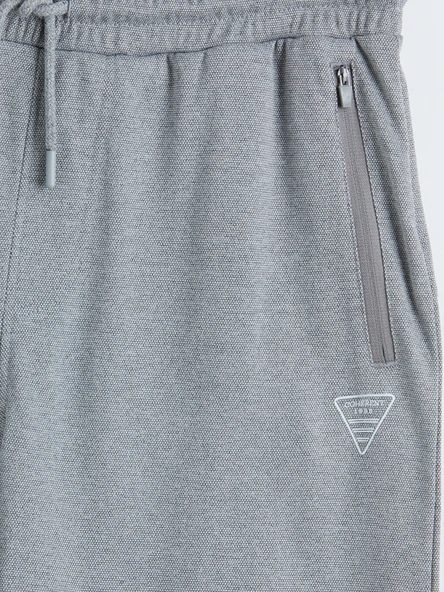 LCWAIKIKI Classic Gri Regular Fit Erkek Şort - Resim 7