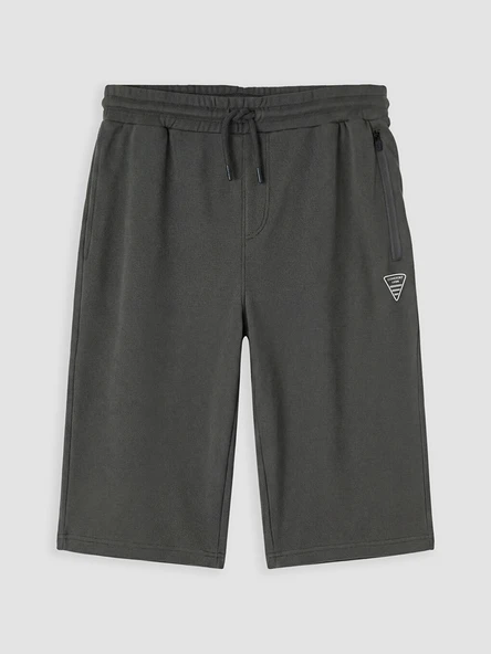 LCWAIKIKI Classic Antrasit Regular Fit Erkek Şort - Resim 4
