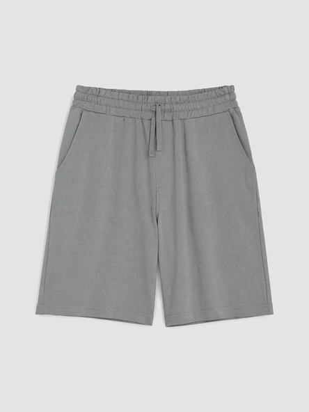 LCWAIKIKI Classic Gri Regular Fit Erkek Şort ürün görseli 1