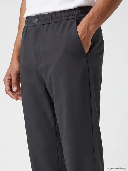 LCW Vision Gri Regular Fit Erkek Pantolon - Resim 3