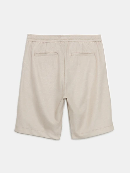 LCW Vision Bej Slim Fit Erkek Şort - Resim 6