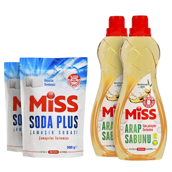 Arap Sabunu 1 L X 2 Adet Soda Plus 500 gr X 2 Adet ürün görseli 1