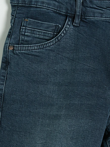 LCW Jeans İndigo Regular Fit Erkek Jean Şort - Resim 6