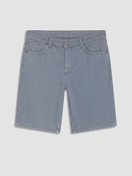 LCW Jeans Mavi Regular Fit Erkek Jean Şort - Resim 5