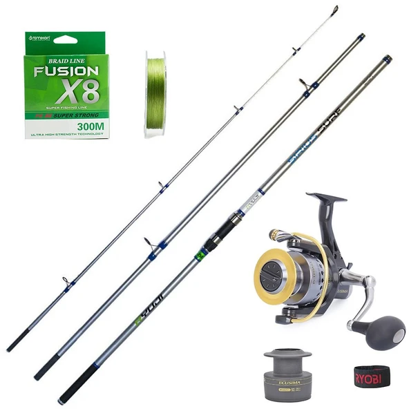 Ryobi Ecusima 6000 - Ryuji Sirius 420cm 250gr Surf Olta Seti ürün görseli 1