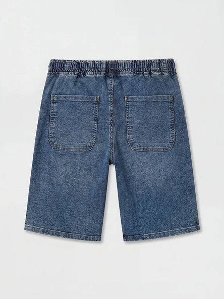 LCW Jeans İndigo Regular Fit Erkek Jean Şort - Resim 8
