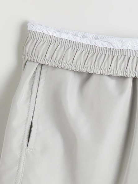 LCW SWIMWEAR Gri Kısa Boy Basic Erkek Deniz Şortu - Resim 6