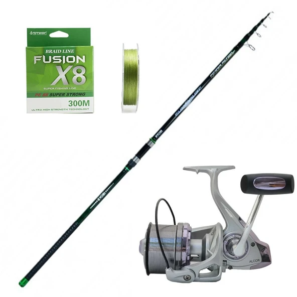 Remixon Alcor 8000 - Ryobi Fukui 425cm 100-250gr Surf Olta Seti ürün görseli 1