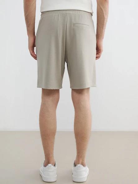LCW Vision Bej Regular Fit Erkek Şort - Resim 4
