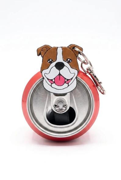 Bulldog Figürlü Açacaklı Anahtarlık ürün görseli 1