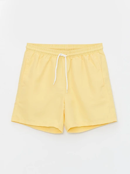 LCW SWIMWEAR Sarı Kısa Boy Basic Erkek Deniz Şortu - Resim 5
