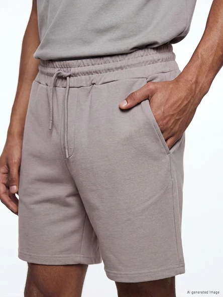 LCW Vision Gri Regular Fit Erkek Şort - Resim 3