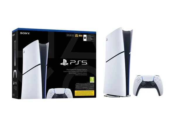 PS5 Slim Digital 825 GB SSD Oyun Konsolu ürün görseli 1