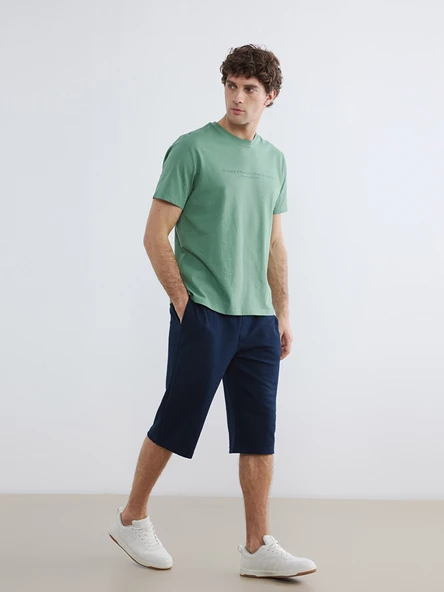 LCWAIKIKI Classic Lacivert Regular Fit Erkek Şort ürün görseli 1