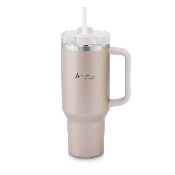 Aryıldız Protherm Flow Up Termos Gold 900 Ml - Resim 2