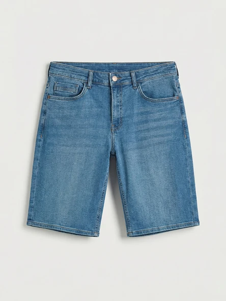 LCW Jeans İndigo Regular Fit Erkek Jean Şort - Resim 5