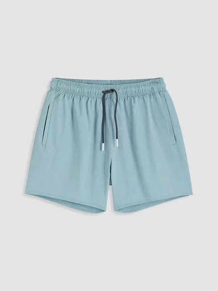 LCW SWIMWEAR Mavi Kısa Boy Erkek Deniz Şortu ürün görseli 1