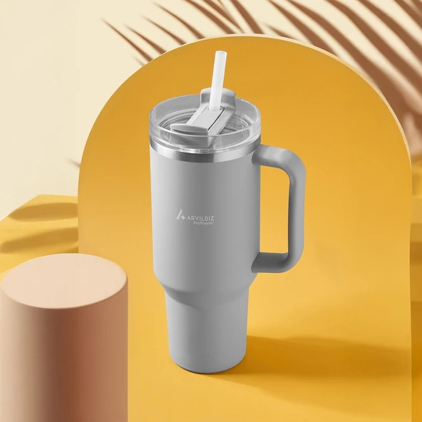 Aryıldız Protherm Flow Up Termos Antrasit 900 Ml ürün görseli 1