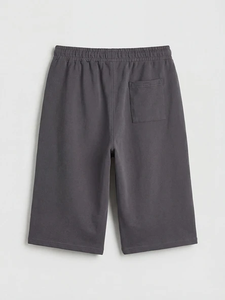LCWAIKIKI Classic Gri Regular Fit Erkek Şort - Resim 6