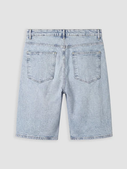 LCW Jeans İndigo Regular Fit Erkek Jean Şort - Resim 5