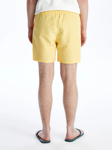 LCW SWIMWEAR Sarı Kısa Boy Basic Erkek Deniz Şortu - Resim 4