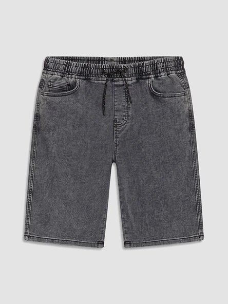 LCW Jeans Antrasit Regular Fit Erkek Jean Şort - Resim 5
