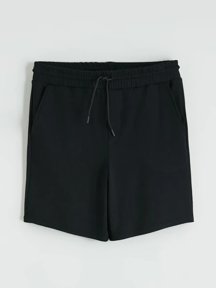 LCW Vision Siyah Regular Fit Erkek Şort - Resim 5